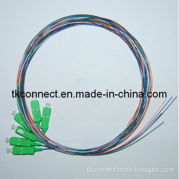 Sc/APC 6core Fiber Optic Pigtail